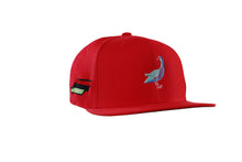 Load image into Gallery viewer, Red Sankofa Snapback Baseball Cap
